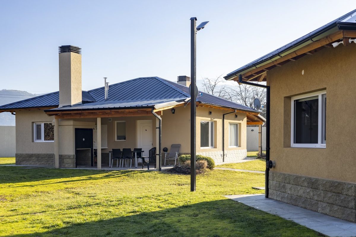 Exterior de una casa de un dormitorio
