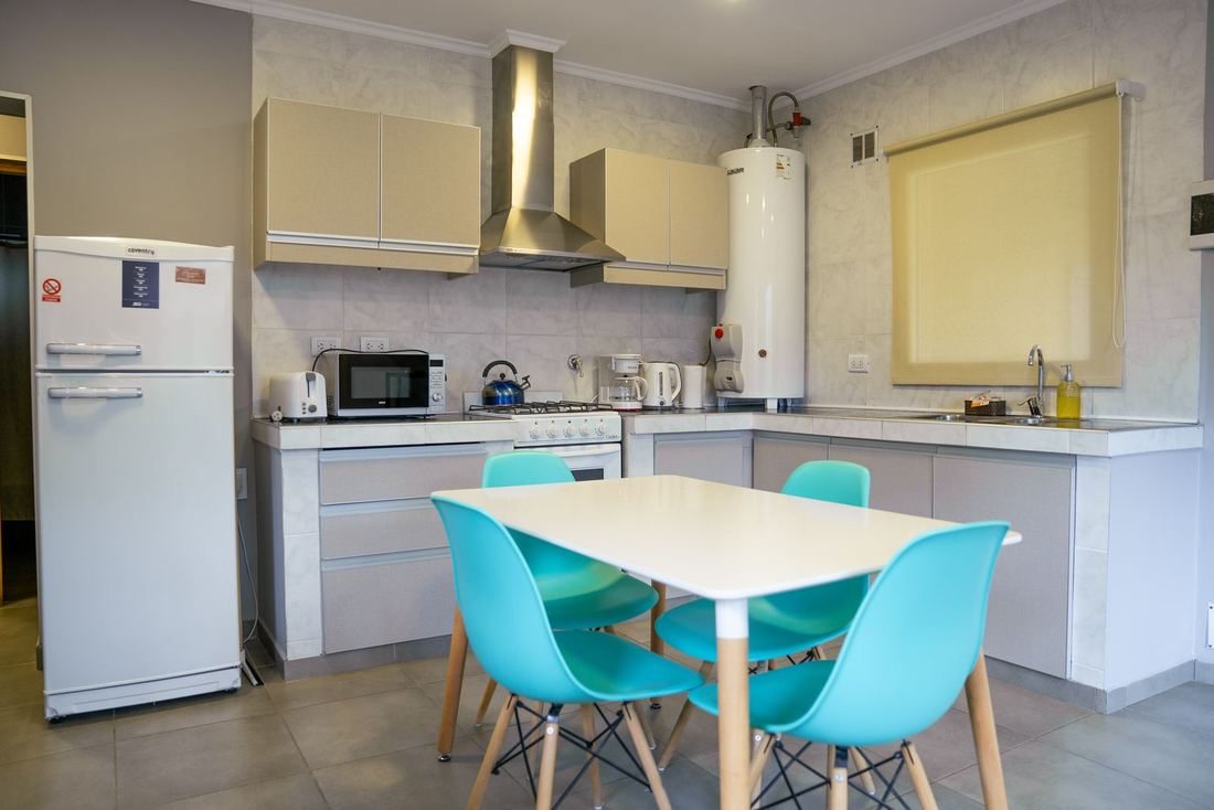 Cocina equipada de una casa