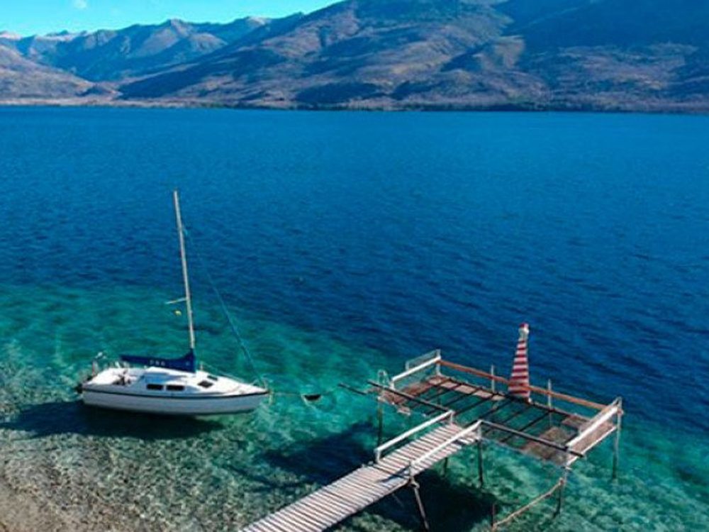 Puerto Patriada, sobre el Lago Epuyén
